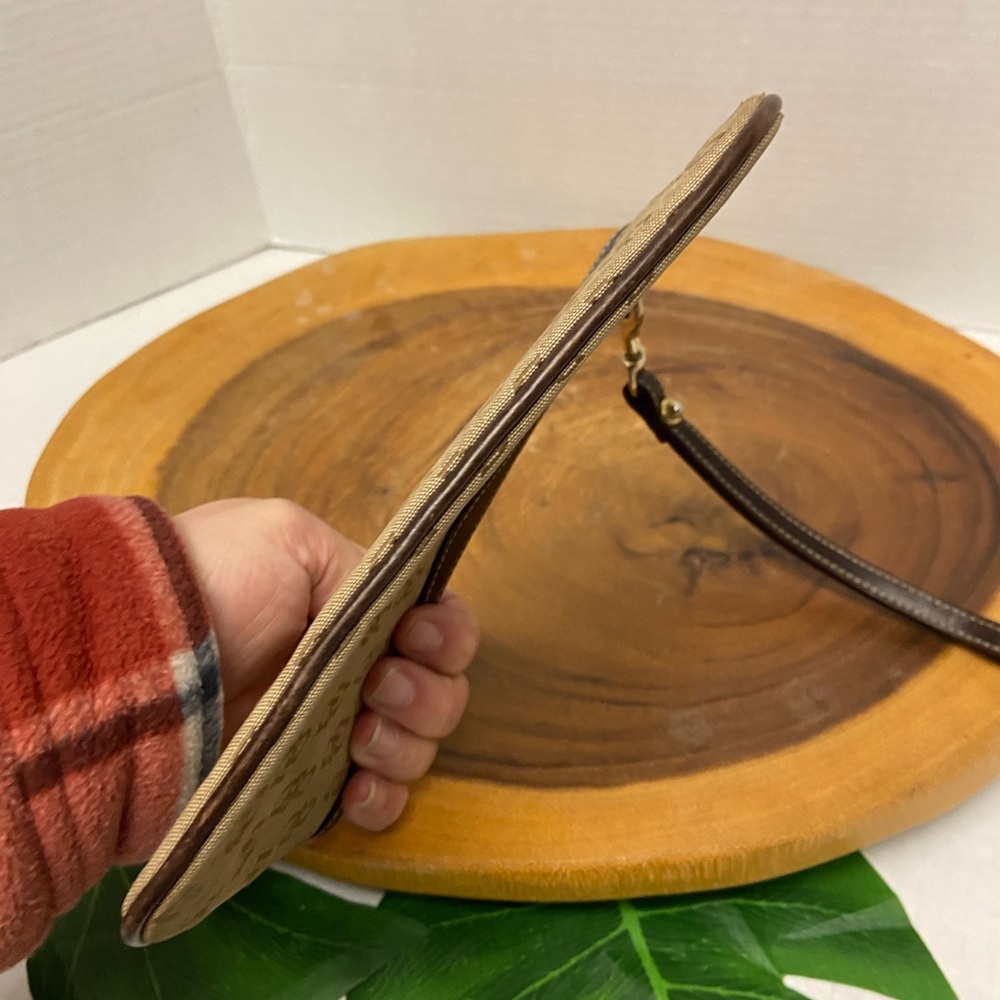 Dooney & Boutke Db Canvas & Leather Wristlet - image 6